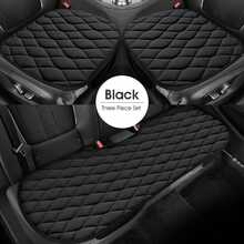 1pc/2pcs/3pcs/7pcs Car Seat Cushion [All Season, Essential For Autumn/Winter] Soft Plush Seat Cover (With Storage Pocket, Enhances Driving Comfort), Universal Car Interior Accessory - A - View 1