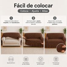 Sofa Slipcovers - Brown - View 6