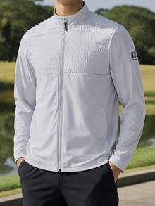 Under Armour Men's Sports Jacket Drive Pro FZ-GRY Jacket/Outerwear Knit Daily Running Sports 6005669-014 - White - View 1