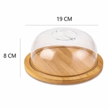 Round Pastry Plate, Suitable For Holding Cakes, Cookies And Bread. It Is Dust‑Proof And Insect‑Repellent With A Transparent And Attractive Design. Ideal For Parties And Afternoon Tea, It Offers A Simple And Elegant Display. - Multiple Specifications - View 11