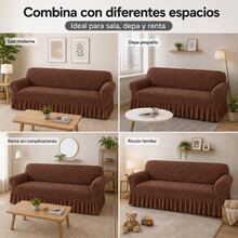 Sofa Slipcovers - Brown - View 8