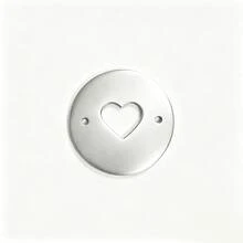 1/5/10pcs Personalized Engraved Mirror-Finish Stainless Steel Tags, Custom Name Buttons For Knitting, Crafts & Handmade Items, All Languages - Multicolor - View 15