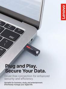 Lenovo E101 高速 USB 隨身碟 全金屬迷你 USB 碟 免驅動隨插即用 32G/64G/128G 可選 適用於汽車、學習、商務與一般用途 - 查看 4