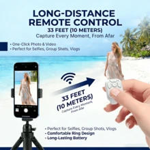 Scrolling Ring Remote Control For Major Social Media Platforms Shorts Video, Wireless Wireless Remote Control Ring Compatible With Iphone/Android, Camera For Phone, Hands-Free ScrollingMobile Phone Wireless Remote Control , Photo Controller, Selfie Artifact, Pulley Remote Control, 30 MAh Battery - Multicolor - View 3