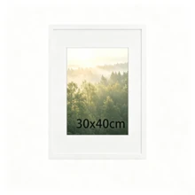 Mosearon 3件/2件/1件 白色MDF相框，A4證書框，30*40CM海報框，無卡紙，壓克力透明面板，適用於客廳、臥室、藝廊牆面裝飾 - 白色 - 查看 20