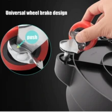Bucket Trolley Detail Trolley Car Wash Bucket Trolley With 5 Rolling Swivel Wheels And Compartments - A - View 6