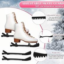 2 Buah Pelindung Bilah Sepatu Seluncur Es yang Dapat Diatur - Karet Tahan Lama, Perlindungan Tahan Tusukan untuk Sepatu Seluncur Es Artistik dan Hoki, Pelindung Sepatu Seluncur Es - MultiWarna - View 2