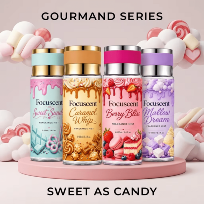 1pc 100ml Gourmet Fragrance For Women, Long-Lasting Fragrance Spray, Ice Cream, Caramel Cream, Marshmallow, Sweet Sundae Scent, Luxury Fragrance, Flameless Home Fragrance Liquid, Middle Eastern Arabic Style Fragrance, Portable Air Freshener, Emitting Long-Lasting Fresh Natural Mild Gourmet Scent, With Odor Removal And Fragrance Enhancing Effect, Suitable For Dates, Parties And Other Occasions, Perfect Gift Choice