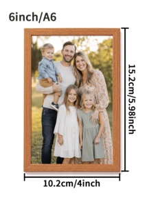 1pc Custom Photo With Frame, Personalized Picture Frame For Family & Couples, Personalized Items, Couple Things, Room Decor, Home Decor, Wall Decor, Living Room Deccor, Kitchen Decor, Custom Family Photo Gift For Wedding, Anniversary & Housewarming - Style 1 - View 13