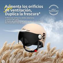 Open-Face Motorcycle And Scooter Helmet With Clear Visor, Lightweight And Comfortable Retro Design, Unisex, Available In Multiple Colors - Mauve Purple - View 2