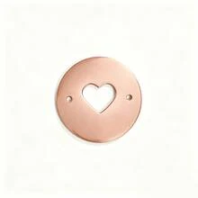 1/5/10pcs Personalized Engraved Mirror-Finish Stainless Steel Tags, Custom Name Buttons For Knitting, Crafts & Handmade Items, All Languages - Multicolor - View 11