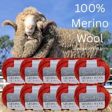 10pcs Luxury Merino Yarn, Soft And Breathable, Multiple Colors Available, For Hand Knitting Sweaters, Coats, Blankets And Other Home Decor, Handicrafts - Multicolor - View 50