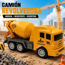 Kids Block Construction Vehicles - Yellow - View 1