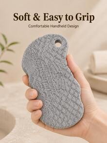 Fish Scale Texture Exfoliating Bath Sponge, 3D Textured Body Brush, Soft Reusable Dead Skin Remover, Quick-Dry Bath Sponge With Hanging Hole, Deep Cleansing Shower Accessory, Suitable For Men And Women - Multicolor - View 10
