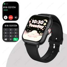 AQMWWG New Smart Watch Supports Multi-Language, Music Playback, Photo, Call And Message Notification, Weather Forecast, Multiple Sports Modes And Other Multifunctions, Equipped With 180mAh Large Capacity Battery, Ideal Gift For Men And Women. - View 8