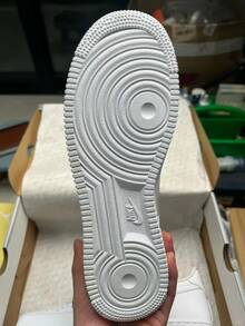 Nike Air Force 1 White Sneakers – Classic Low-Top Shoes For Everyday Wear - White - View 6
