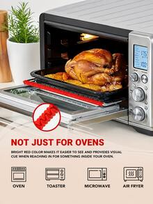 2/1pc Silicone Oven Rack Edge Guards, Heat Resistant Protective Covers For Kitchen Oven Racks - Multicolor - View 3