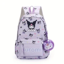 Sanrio Backpack, Cute Fashion Student School Bag, Women's Colorblock Large Capacity Foldable Outdoor Daily Backpack - Multicolor - View 8