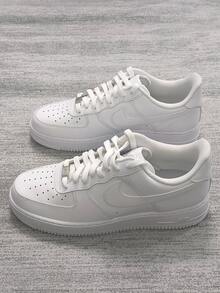 Nike Air Force 1 Black – Iconic Low-Top Sneakers For Men And Women - White - View 2