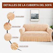 Sofa Slipcovers - Beige - View 4