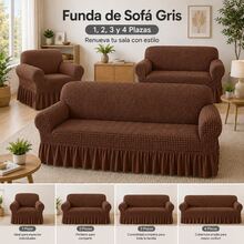 Sofa Slipcovers - Brown - View 1