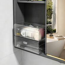 1pc Transparent 4-Compartment/Open-Compartment Tea Bag Storage Box With Lid, Multi-Functional Desktop Organizer, Cosmetics & Jewelry Storage Box, Suitable For Storing Coffee, Tea Bags, Cosmetics, Jewelry, Etc., Ideal For Dorm, Home And Office Use - Multicolor - View 8