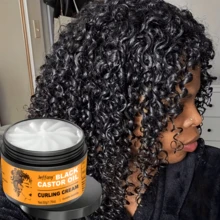 Jeffany Black Castor Oil Curl Cream. Contains Castor Oil To Create Perfect Curls. Tames Frizz And Provides Long-Lasting Hold, Suitable For All Curl Types. Makes A Great Gift. 50g - Cream - View 6