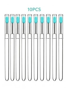 1/3/5/6/10/20pcs Multicolor Silicone Lip Brush With Dust‑Proof Cover, Transparent Handle Reusable Lip Mask Lipstick Applicator Portable Makeup Tool - Multicolor - View 39