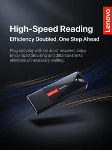 Lenovo E101 高速 USB 隨身碟 全金屬迷你 USB 碟 免驅動隨插即用 32G/64G/128G 可選 適用於汽車、學習、商務與一般用途 - 查看 5