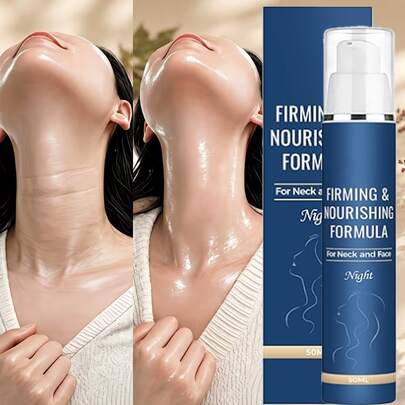 Firming & Nourishing Night Formula Cream For Face And Neck, Anti-Aging Moisturizing Skin Care Cream 50ml