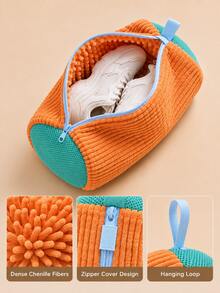 1pc 360° Shoe Washing Bag, Special Noise-Reducing Anti-Deformation Laundry Bag, Reusable Laundry Bag, Suitable For Sneakers, Canvas Shoes, Men's Shoes, Women's Shoes, Etc. / Christmas Gift / Bathroom Accessories - Multiple Styles and Colors - View 17