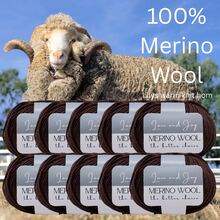 10pcs Luxury Merino Yarn, Soft And Breathable, Multiple Colors Available, For Hand Knitting Sweaters, Coats, Blankets And Other Home Decor, Handicrafts - Multicolor - View 31