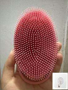 2-In-1 Bath Brush, Soft Silicone Bath Massager, Suitable For Men And Women - Multi-Functional Design, Can Be Used As Body Exfoliator/Massager And Makeup Brush Cleaner - Easy To Lather, Enjoy Bath Time Easily, Mold-Resistant And Odor-Resistant - Multicolor - View 13
