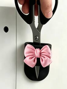 Unique Storage Box With Bow Tie And Sausage Mouth, A Multifunctional Desktop Organizer Box, Can Store Scissors, Tweezers And Other Office Supplies, Compact And Sturdy Design, Convenient For Sewing Supplies Storage, A Must-Have For Office Desk Or Office Storage. - One Size Fits All - View 2