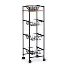 Storage Carts - Black - View 3