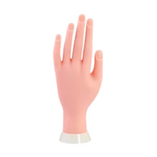 Soft Resin Nail Art Practice Hand Model, Realistic Nail Design Hand Model, Soft Resin Foot Care Training Foot Model, Jewelry Display Simulation Model, Ring Display Stand, Realistic Resin Human Body Part Simulation Model - Multicolor - View 14