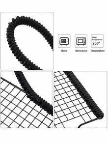 2/1pc Silicone Oven Rack Edge Guards, Heat Resistant Protective Covers For Kitchen Oven Racks - Multicolor - View 11