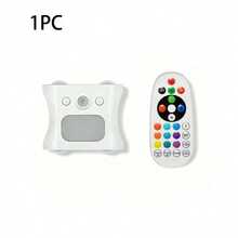 16 Color Smart Sensor RGB Wall Light Night Light, Magnetic Installation, Remote Control, USB Rechargeable, Suitable For Bedroom, Living Room, Game Room, Holiday Party Light, 4-Head RGB Wall Sconce, Great Choice For Gift And Room Decoration - RGB - View 13