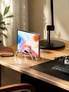 Vertical Laptop Stand, Laptop Holder For Desk, Space Saving Upright Notebook Stand, Desktop Laptop Dock, Vertical Computer Holder For Home Office Workstation, Students, Remote Workers, Office Users - View 6