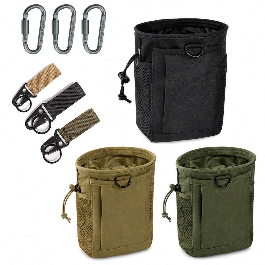 Tactical EDC Multi-Function Storage Bag, MOLLE Waist Bag, Multi-Pocket Gear Organizer, With Waist Belt Attachment, Suitable For Outdoor Equipment - Multicolor - View 1