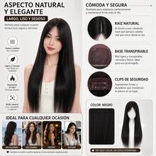 Hair Accessories Wig - Black - View 6