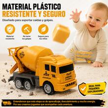 Kids Block Construction Vehicles - Yellow - View 3