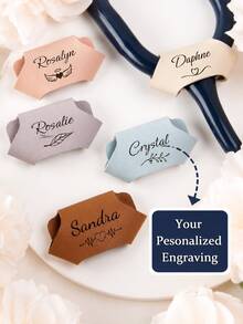 Engraved Stethoscope Tag, Stethoscope Name Plate, Customized Stethoscope Pendant, Stethoscope ID Tag, Nurse Accessories, Doctor Gift, RN Gift, Stethoscope ID Ring, Nurse Gift, Graduation Gift - Multicolor - View 1
