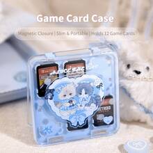 Cute Cat Protection Set For Switch2/Switch 2025/NS2, Detachable Protective Case, With 2 Cute PC Controller Caps, Storage Bag And Game Card Box, Tempered Glass Film, Game Accessories - View 6