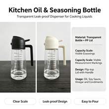 1 buah Botol Semprot Minyak Dapur Kapasitas Besar, Wadah Penyimpanan Minyak Rumah Tangga, Aksesori Penggorengan Udara, Dispenser Bumbu Serbaguna; Cocok untuk Minyak Zaitun, Cuka, Kecap, dan Cairan Lainnya, Penggunaan Ganda, Anti Bocor dan Mudah Dibersihkan, Menggabungkan Fungsi Penyemprotan Minyak dan Penyimpanan Minyak. Hadiah Liburan Sempurna untuk Istri dan Ibu, Gaya dan Warna Dikirim Secara Acak. - MultiWarna - View 4