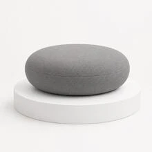 Modern Round Floor Pillow – Soft-Touch Matte Fabric Cushion For Living Room, Patio, And Kids' Play Areas - Grey - View 8
