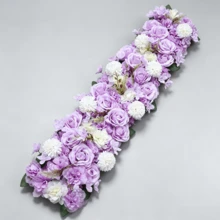 100cm Luxury White Rose Artificial Flower, Wedding Table Centerpiece, Floral Backdrop, Arch Decor, Party, Outdoor Garden Decoration - Multicolor - View 24