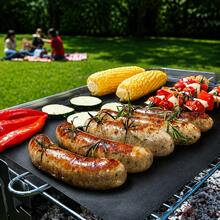 2pcs Heat-Resistant Non-Stick Grill Mats - Durable Material, Suitable For Hot Dogs, Dumplings And Shrimp Outdoor Grilling, Easy To Clean And Even Cooking, Deck-Specific Design, Anti-Slip And Secure - 2-piece Set - View 6