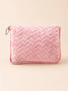 Travel Blanket & Pillow Set, Knitted Texture Portable Nap Blanket, All-In-One Travel Blanket, Suitable For Living Room, Bedroom, Office, Travel, Autumn/Winter, Christmas Home Decor Gift Set, Perfect For Car And Flight Travel, Car Essential - A - View 17