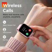 AQMWWG New Smart Watch Supports Multi-Language, Music Playback, Photo, Call And Message Notification, Weather Forecast, Multiple Sports Modes And Other Multifunctions, Equipped With 180mAh Large Capacity Battery, Ideal Gift For Men And Women. - View 2